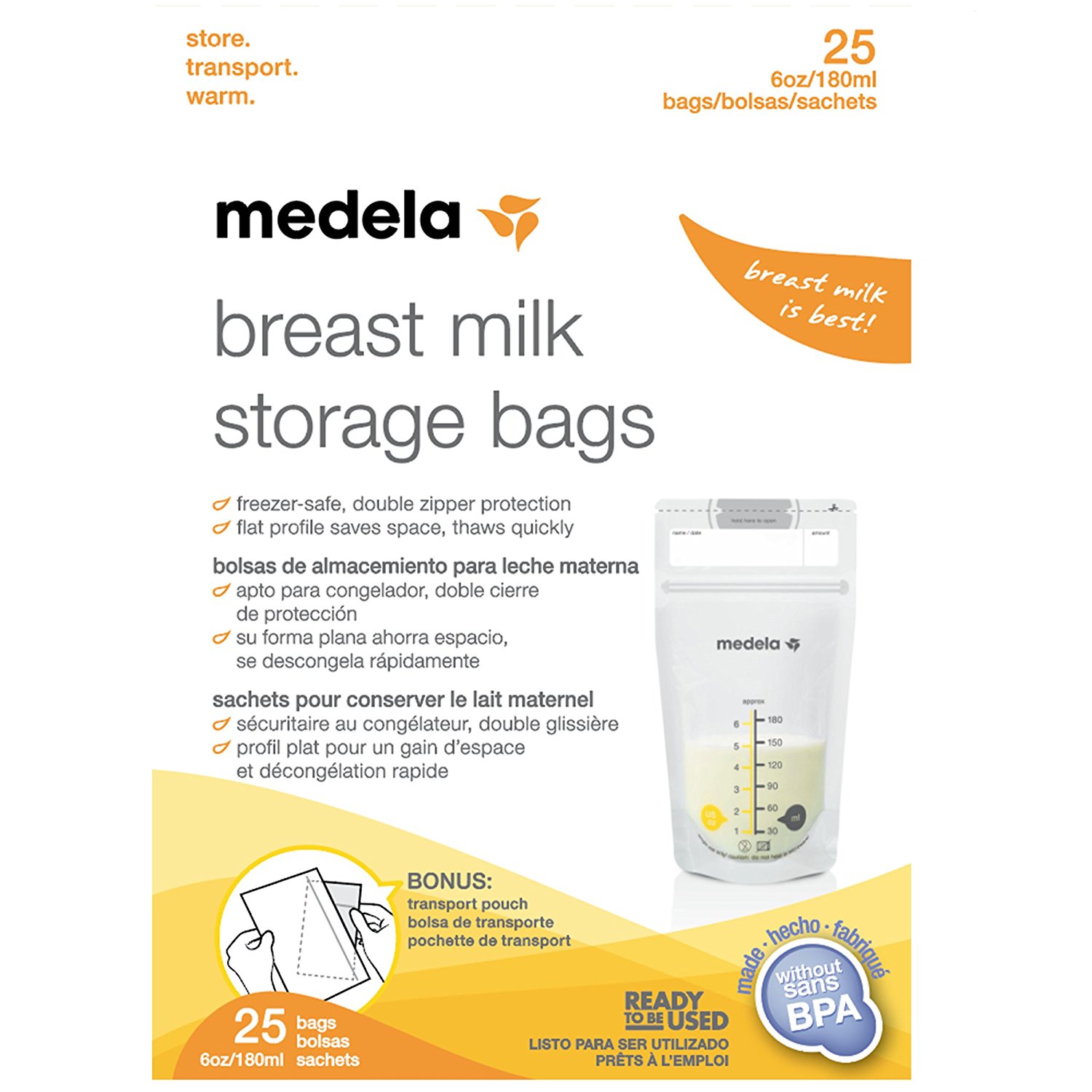 T Milk Storage Bags 25 Count