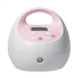 A pink Spectra S2 electric breast pump