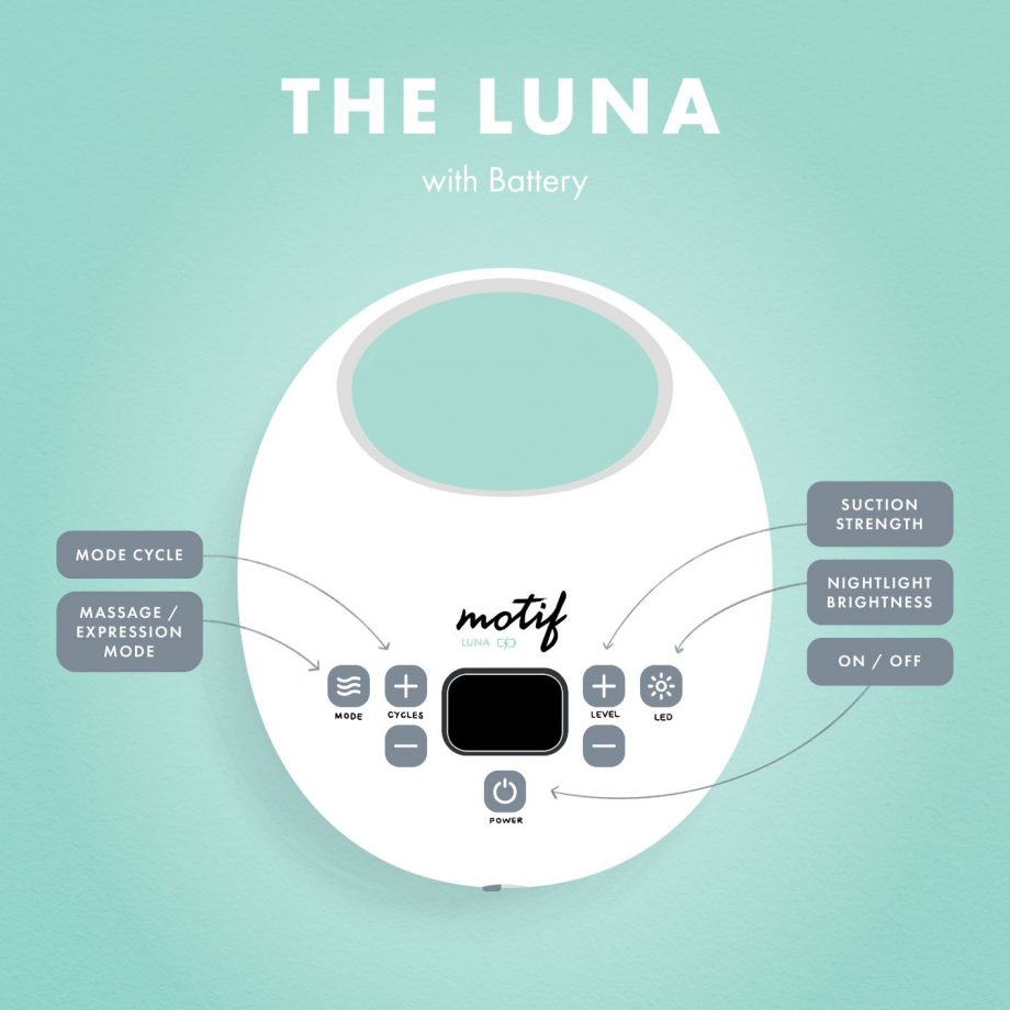 Motif Luna with Battery Breast Pump - Neb Medical