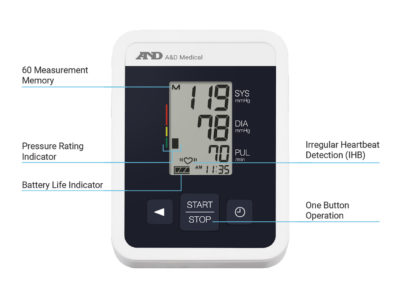 A&D One Touch Blood Pressure Monitor - Image 2
