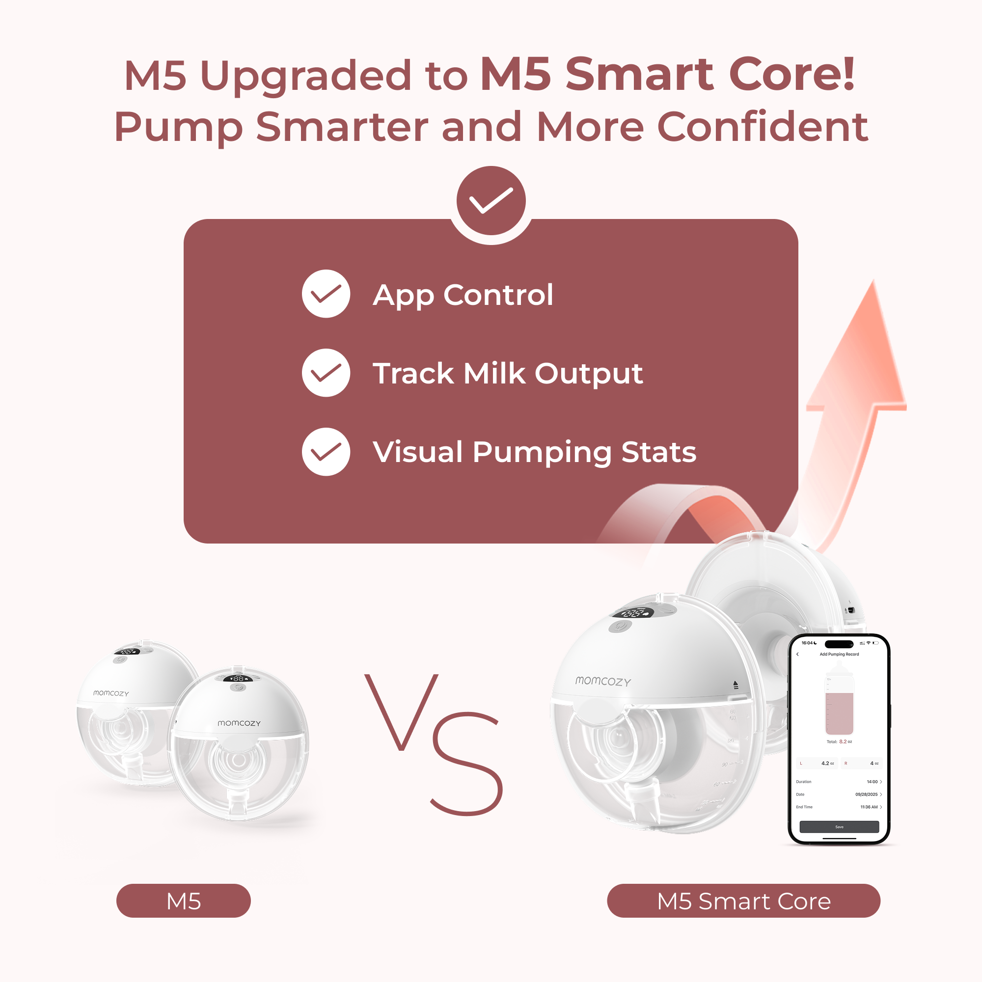 M5 Mom COzy breast pump comparison
